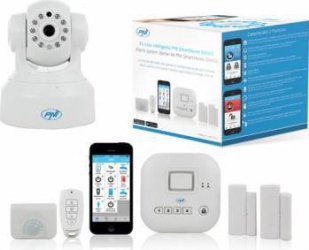 Kit Smart Home PNI SM400 + SM460 sistem de alarma si monitorizare video prin internet 