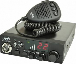 Kit Statie radio CB PNI ESCORT HP 8024 ASQ + Antena CB PNI S75 cu magnet 