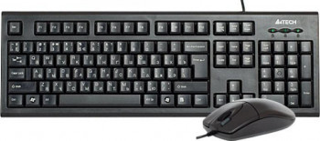 Kit Tastatura + Mouse A4Tech KR-8520D-USB USB Negru 