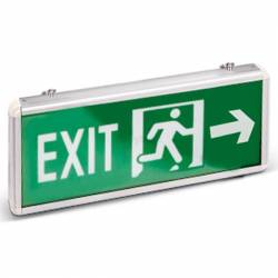 Lampa indicator in lateral EXIT emergenta 