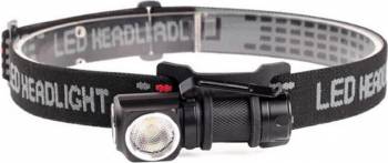 Lanterna PNI Adventure F75 cu led 6W 600 lm cu suport de cap si incarcator inclus 
