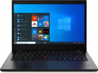 Laptop Lenovo ThinkPad L14 Intel Core (10th Gen) i5-10210U 512GB SSD 16GB FullHD Win10 Pro Tast. ilum. FPR Black