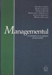 Managementul in institutiile de invatamant preuniversitar - Hadrian Arion 