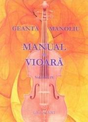 Manual de vioara vol. 4 - Geanta Manoliu
