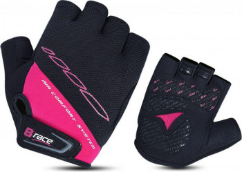 MANUSI B-RACE CU GEL NEGRUFUXIA L 