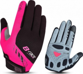 MANUSI PRO B-RACE CU GEL NEGRUFUXIA L 