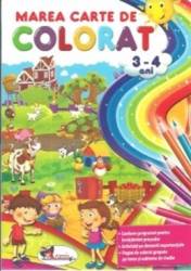 Marea carte de colorat 3-4 ani 