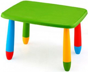 Masa MASHA dreptunghiulara 72 5x57cm pentru copii MN014311 culoare verde 