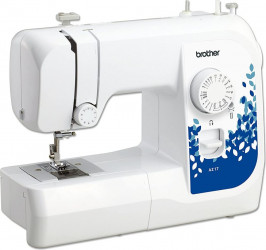 Masina de cusut electromecanica Brother AZ17, 17 cusaturi, bobinare rapida, butoniera in 4 pasi, iluminare LED, pedala de picior,850 imp/mi 