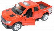 Masinuta metalica Ford F-150 SVT Raptor deschide usile lumini functionale scara 1 32 rosu