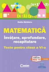 Matematica Invatare aprofundare recapitulare.Teste pentru cls 6 - Nadia Barbieru 