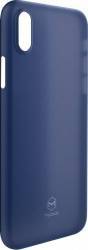 Mcdodo Carcasa Ultra Slim Air iPhone X Clear Blue 0.3mm