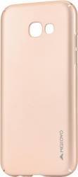 Meleovo Carcasa Metallic Slim Samsung Galaxy A5 2017 A520 Gold aspect mat perlat protectie 360 grade 