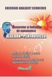 Memorator algebra pentru liceu - Gheorghe Adalbert Schneider 