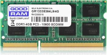 Memorie Laptop SODIMM Goodram DDR3 4GB 1600MHz CL11 1.5V 