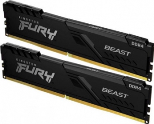 Kit Memorie RAM Kingston Fury Beast 16GB 2X8GB DDR4 3200Mhz Dual Channel CL16 