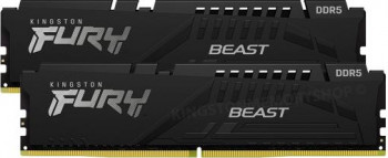 Kit Memorie RAM Kingston Fury Beast 64GB 2x32GB DDR5 5600MHz CL40 Dual Channel 