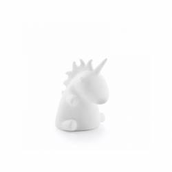 Mini veioza Unicorn LED RGB 0.06W 11 cm silicon pentru copii 