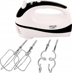 Mixer de Mana Adler AD4205 300 W 5 trepte Turbo Negru-Alb 