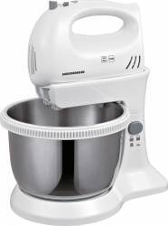 Mixer cu bol Heinner HMBR-300W 3.4L 300W 5 viteze Fuctie Turbo Alb 