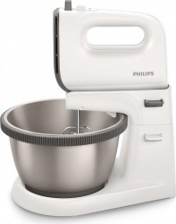 Mixer cu bol Philips Viva Collection HR375000 3 L 450 W 5 trepte Turbo Alb