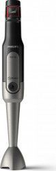 Mixer vertical Philips ProMix Viva Collection HR265790 800W SpeedTouch Functie Turbo Recipient on-the-go 0.5 NegruInox 