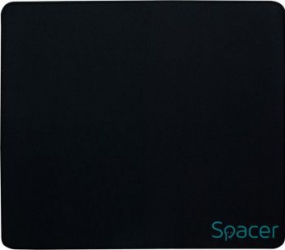 Mouse pad gaming Spacer 400 x 450 x 3 mm Negru 