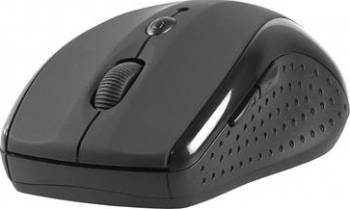 Mouse Wireless Tracer Blaster II Black RF nano Negru