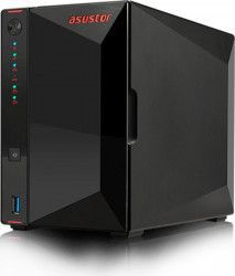 NAS Asustor AS5202T CPU Intel J4005, 2-Bay SATA, 2GB RAM, 2 x 2.5Gigabit, 3 x USB 3.2 , 1 x HDMI 4K HEVC 