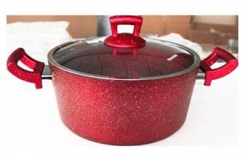 Oala 26x11cm 5 8l GRANITE-RED MN0189145 
