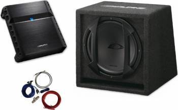 Pachet Alpine SBE-1244BR + MRV-M250 + LK-10 200W 
