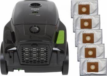 Pachet aspirator Zass ZVC 11 1400W cu 5 saci Negru