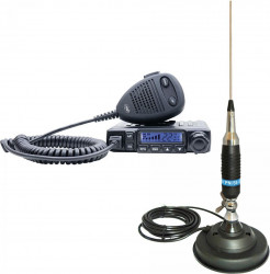 Pachet Statie radio CB PNI Escort HP 6500 ASQ + Antena CB PNI S9 cu magnet