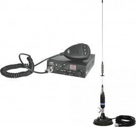 Pachet statie radio CB PNI ESCORT HP 8000L ASQ + Antena CB PNI S75 cu magnet 
