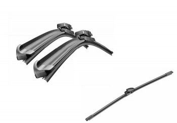 Pachet Stergatoare Parbriz si Stergator Luneta Bosch AeroTwin Seat Leon 1P1 2006-2012 
