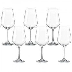 Pahare pentru vin alb set 6 buc BOHEMIA CRISTAL SIESTA 200ml 