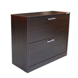 Pantofar 2 Usi Mare Wenge 80 x 84 x 26 cm 