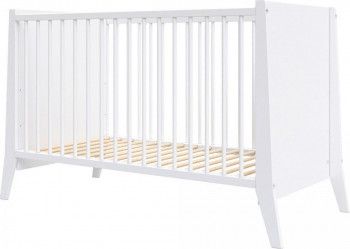 Patut copii din lemn Hubners Cosmo 120 x 60 cm Alb 