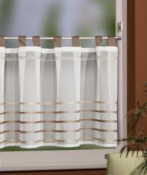 Perdea de bucatarie Ena beige 45x145 