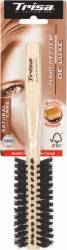Perie de par Trisa De Luxe Styling Small cu par natural de mistret 