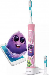 Periuta de dinti electrica Philips Sonicare Kids HX635242 62000 miscarimin Bluetooth KidTimer Quadpacer Roz 
