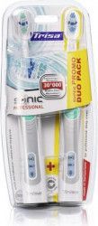 Periuta de dinti electrica Trisa Professional Sonic Duo 658286 30000 Vibratii/min Acumulator Alb Gri 