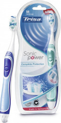 Periuta de dinti electrica Trisa Sonic Power Complete Protection M 26000 vibratii/min Acumulator Alb 