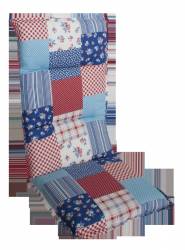 Perna dubla pentru scaun 115x50cm MULTIALTA MN0115229 albastru rosu 