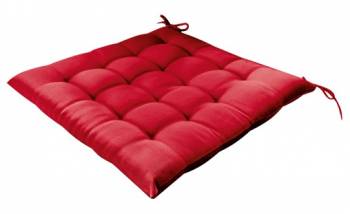 Pernuta pentru scaun LUX 50x50cm MN0115205 rosie 