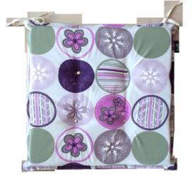 Pernuta TEVALLI pentru scaun cu decor 45x45x5cm MN0115152