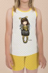 Pijama copii cu maiou Gorjuss - Bee Loved scurta bumbac 4 ani 