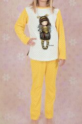 Pijama copii Gorjuss - Bee Loved lunga bumbac 4 ani 