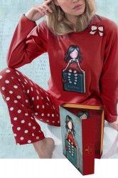 Pijama copii in cutie tip carte Santoro Gorjuss - My story lunga 6 ani 