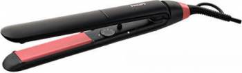 Placa de indreptata parul Philips ThermoProtect Placi ceramice cu infuzie de cheratina Negru 